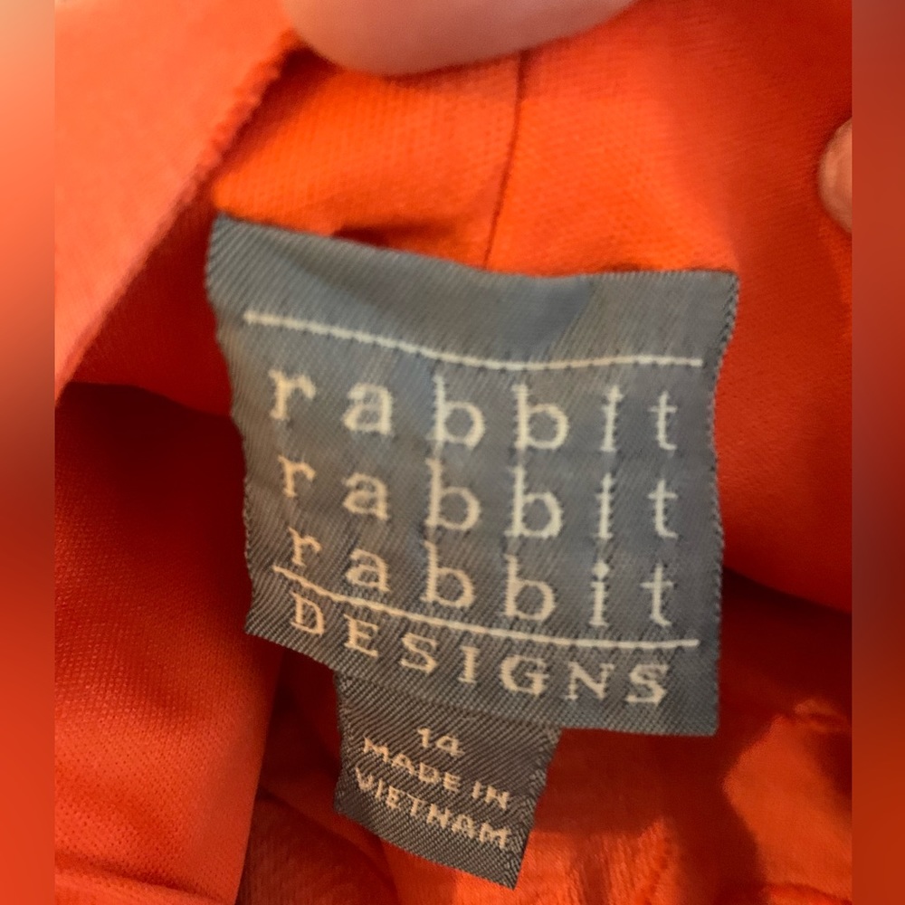 Orange Midi Dress by Rabbit Rabbit Rabbit Size 14 - Picture 10 of 10